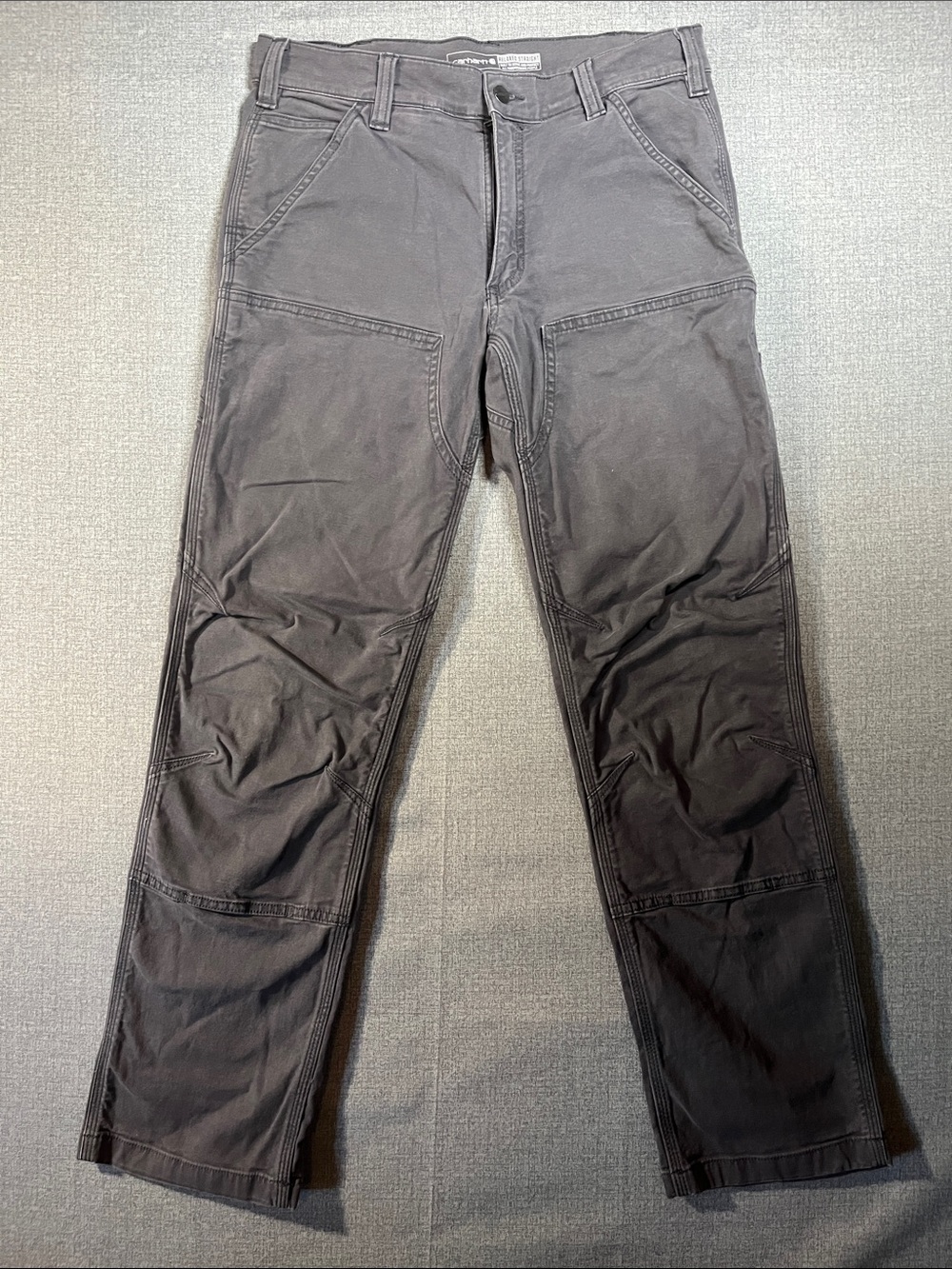 Carhartt BN2802-M Relaxed Straight 7 pocket Men's Gray Utility Pants, size 30x32